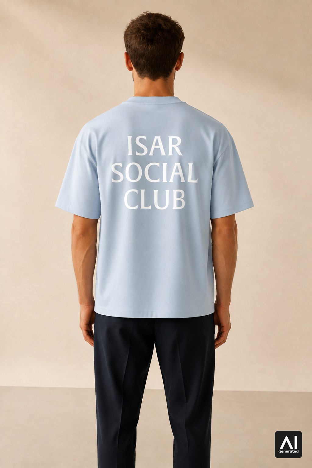 T-Shirt Isar Social Club Herren – Rückansicht